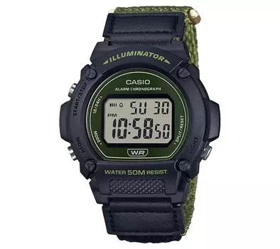 Casio W-219HB-3AVDF Модные мужские женские наручные часы