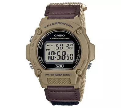 Casio W-219HB-5AVDF Модные мужские женские наручные часы