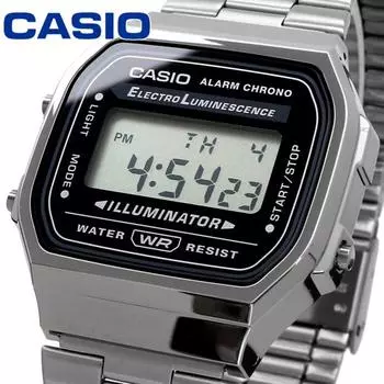 CASIO Watch Casio Watch Watch CHIF Casio Chip Casio Digital For Boys Women A168WGG 1A []