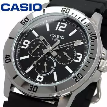 CASIO Watch Casio Watch Watch CHIF Casio Chip Casio Multifunction Calender for Women MTP VD300 1B []