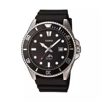 Casio Watch Diver Watch MDV-106-1AV Black Men s Overseas Model