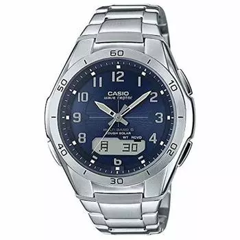 Casio Watch WAVECEPTOR World 6 Совместимые с радиоволнами Солнечные часы Аналоговые НОВЫЕ
