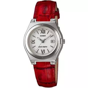 CASIO wave ceptor LWQ-10LJ-4A2JF [wave ceptor solar radio-controlled watch Women s Leather Band]