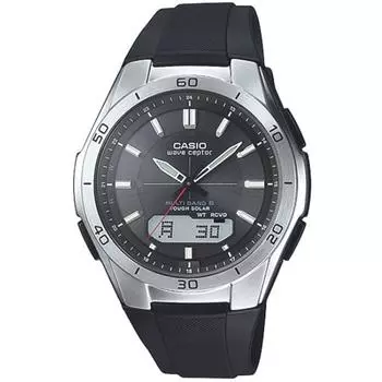 CASIO волновой приемник WVA-M640-1AJF [волновой приемник солнечные радиоуправляемые часы Multi Band6] Круглые часы