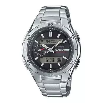 CASIO волновой приемник WVA-M650D-1AJF [волновой приемник солнечные радиоуправляемые часы Multi Band6] Круглые часы