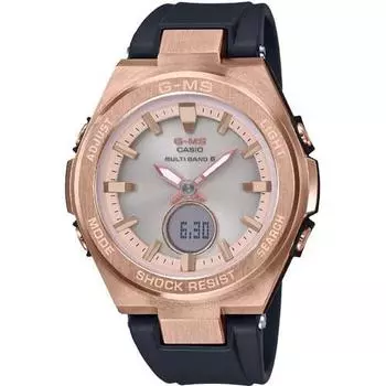 CASIO женские Baby-G MSG-W200G-1A1JF [G-MS маленькие радиоволновые солнечные IP наручные часы] круглые часы черные
