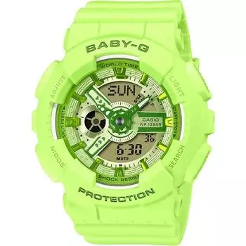 CASIO женские часы Baby-G BA-110YK-3AJF [модель BABY-G Y2K] круглые часы из смолы цифровые аналоговые