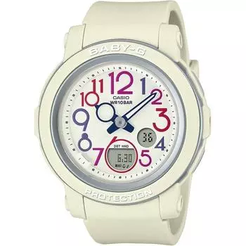 CASIO женские часы Baby-G BGA-290PA-7AJF [BABY-G ретро поп многоцветная модель] круглые часы из смолы
