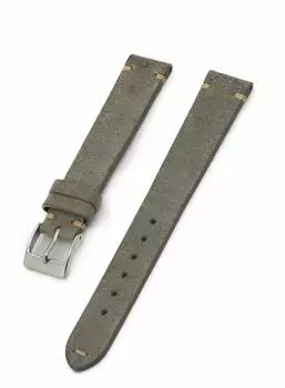 CASSIS Calf Watch Strap Waterproof Back GRENOBLE 16mm Gray Replacement Tools Included X0031331094016