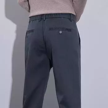 Casual Pants for Men Autumn and Winter Business Slim Straight Trousers for Men 28