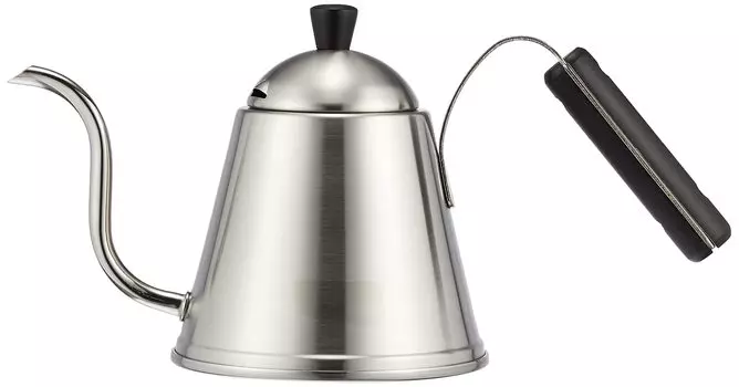 CASUAL PRODUCT Aoyoshi Drip Matte Made in Matte 511776 Pot, Silver, 1.0L, Japan, Finish, Black,