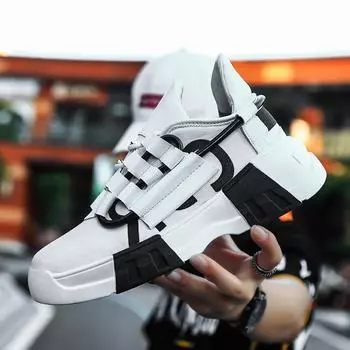 Casual Shoes For Men Street Style Walking Shoes Sneakers Thick Bottom Running basketball Shoes Male 2024 Vulcanized Sneakers Men 39