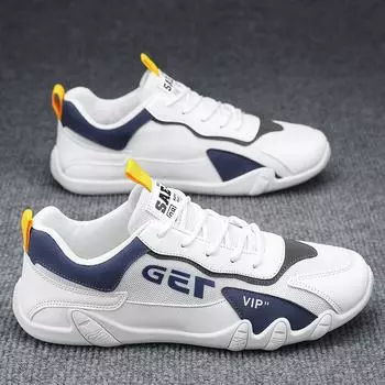 Casual Shoes for Men Summer new breathable sports canvas shoes Designer Fashion Men s Sneakers Comfortabe Non Slip Walking Fltas 39 белый