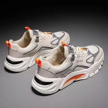 Casual shoes men s trend versatile student shoes soft-soled shoes mesh running shoes men s sports shoes 39