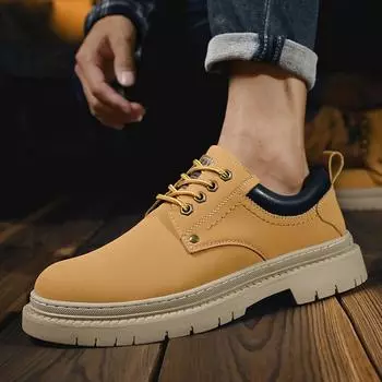 Casual thick soled men s shoes Trendy new minimalist style Leisure Business Office Party street youth Quality shoes Size 38-46 38 чёрный