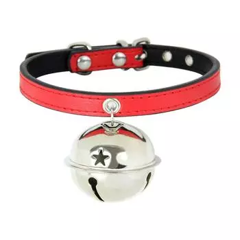 Cat Collar with bell for Small Dog Safety Collar with Elastic Strap, Kitten Collar l Black Blue Red Orange Lime Green 2XS For 17-22cm светло-синий