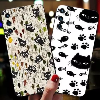 Чехол для телефона Cat Dog Fish для Huawei Y6 Y5 Y7A Y7P Y9 Pro Y5P Y7 Prime 2020 2019 Nova 9S 9RO 9SE задняя крышка HUAWEI Y3 2017