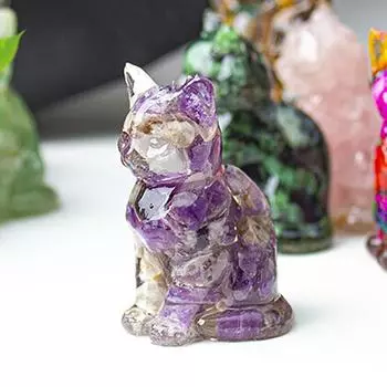 Cat Jewelry Traditional Desktop Home Accessories Tea Set Pet Collection Sculpture Crafts
