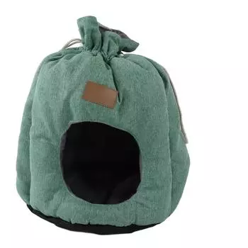Cat Sleeping Bag 4 Seasons General Winter Warm Enclosed Comfortable Cat Bed with Drawstring