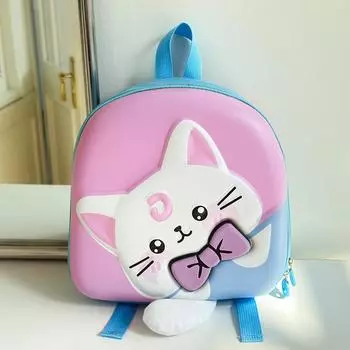 Cat Tailed Big Childrens Backpack Oxford Cloth Eggshell Bag Kindergarten For