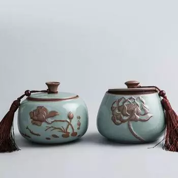 Cat Urn Cremation Memorial Jar Ceramic Moisture-proof Funerary Pet Urn Cats and Dogs Cute Design Pet Products Memorials