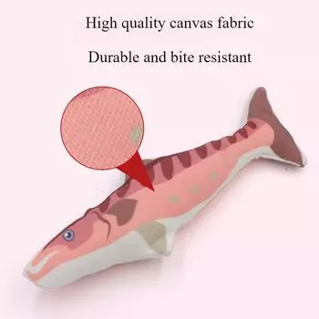 Catnip Toys Canvas Fish Cat Toys Indoor Cat and Kitten Self-Play Interactive Kitten Sport Kick Toys Cat Supplies Pet Products