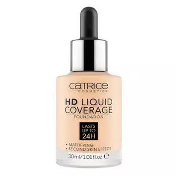 Catrice HD Liquid Coverage Foundation 30 мл, нет. 002 Фарфор бежевый, 1 шт.