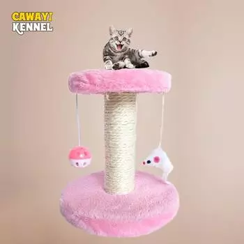 CAWAYI KENNEL Pet Cat Восхождение на дерево Котенок Скребок Доска Когтеточка для кошек Платформа для прыжков mascotas rascador gato D2090