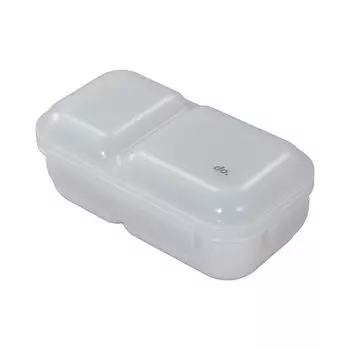 CB Japan Bento Easy to Dome надежно фиксируется с помощью 4-точечного двойного уплотнения, предотвращающего вытекание сока из Dome Man 600 DSK Box, Fluffy, Serve, Lid, 600 мл, серый, серый