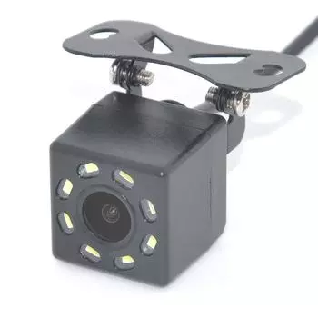 CCD CCD 8LED Ночная автомобильная камера заднего вида 170 Широкоугольная универсальная автомобильная камера для парковочной камеры