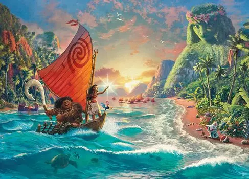 Ceaco Thomas Kinkade Disney Dream Moana 1000 элементов пазл - - -