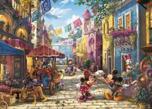 Ceaco Thomas Kinkade Disney Микки и Минни в Мексике Пазл из 1000 элементов - - - -