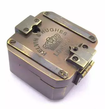 Цельный латунный компас Kelvin & Hughes 1917 Brunton/антикварный компас/винтажный компас