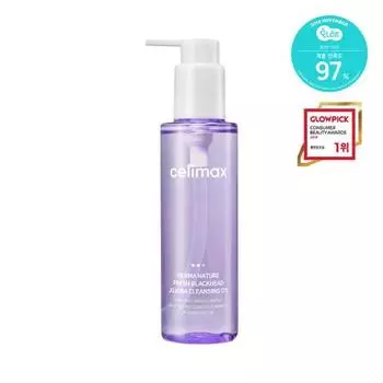 Celimax Derma Nature Fresh Очищающее масло жожоба от черных точек 150мл, Корея очищающее