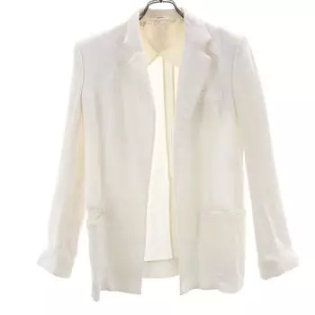 CELINE Long sleeve tailored jacket 38 White system Women Used
