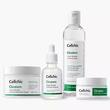 Cell Chic Cicism Набор из 4 предметов тонер + ампула + увлажняющий крем + интенсивный крем, 1 шт.