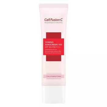cell fusion c self cell fusion тонирующий солнцезащитный крем 100 spf 50 pa солнцезащитный крем тонизирующий УФ уход основа под макияж подлинный продукт официальная продажа тонирующий солнцезащитный крем