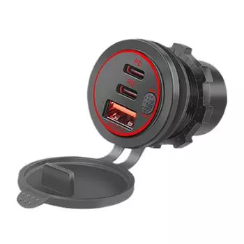 Cell Phone Automobile Chargers Safe Fast Charging Powersports Battery Chargers USB Charger Stable Automobile Chargers For Cars синий
