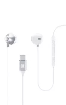 Cellularline Wired Earphones Inner Ear Type Jack Stereo Mini Plug Wired Earphones Headset Remote Control with Microphone Call Music AUORBITTYPEC 3.5mm