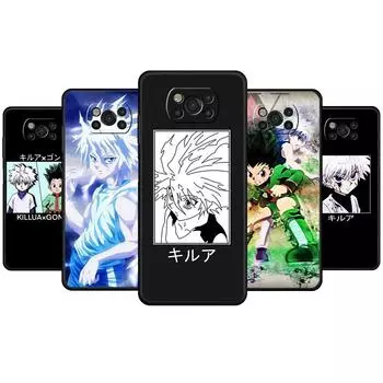 Celular Coque Trend TPU для Xiaomi POCO X3 NFC 9T M4 Pro 5G MI 11 lite F3 11T M3 10T F4 GT X4 аниме Hunter X Hunter POCO X4 NFC