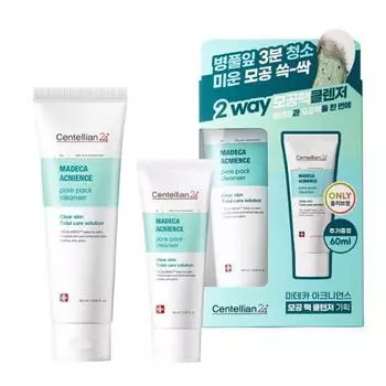 Centellian24 Madeca Acneance Pore Pack Cleanser 120 мл + 60 мл в подарок