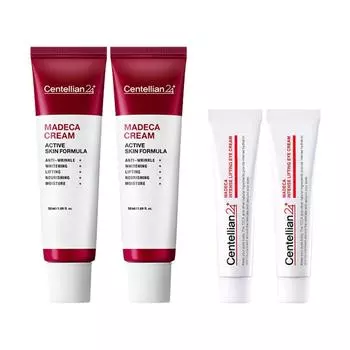 Centellian24 Madecaque Active Skin Formula 50 мл + Подтягивающий крем для глаз 15 мл, 2 набора
