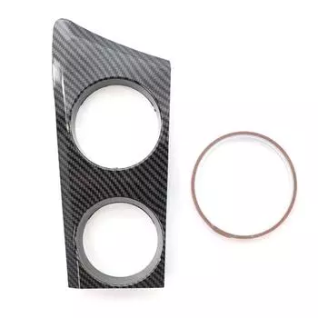 Center Console Cup Holder Gloss Black Front Center Armrest Storage Carbon Fiber for BMW E81 E82 E87 E88 1 Series 2004-2011 LHD чёрный