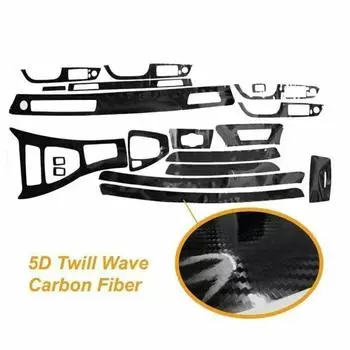 Center Panel frame sticker Carbon fiber Set Trim Car For BMW 3 Series E90 2005-2012 Practical Useful Accessory CHINA