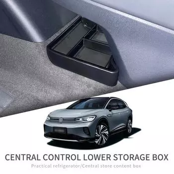 центральный консольный ящик для хранения, подходящий для Volkswagen ID.4 ID4 ID 4, ящик для хранения аксессуаров, консольный ящик для хранения, лоток