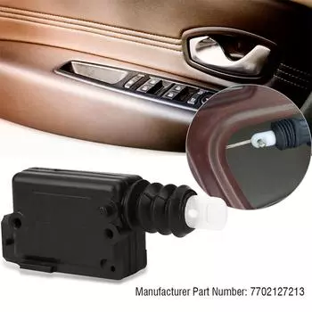 Центральный замок мотор привод дверного замка 2 штырька для Renault Megane Scenic Clio I II Megane Scenic 7702127213 чёрный