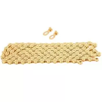 Цепь VG Sports Mountain Bike 10 Speed Chain 116 Links 1/2inx11/128in Bicycle Chain Gold