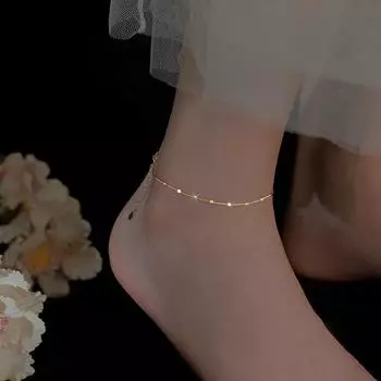 Цепочка для ног женская Cold Wind Niche Design Sense Septum Цепочка для ног Лето