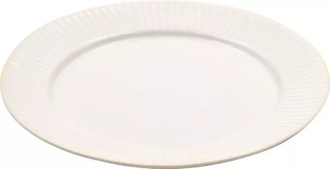 Ceramic Indigo Fiore 19cm Plate White Approximately 22107 Size 19.4 H2.1