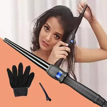 Ceramic Styling Tools Professional Hair Curling Iron Hair Waver Pear Flower Cone Electric Hair Curler Roller Curling Wand EU